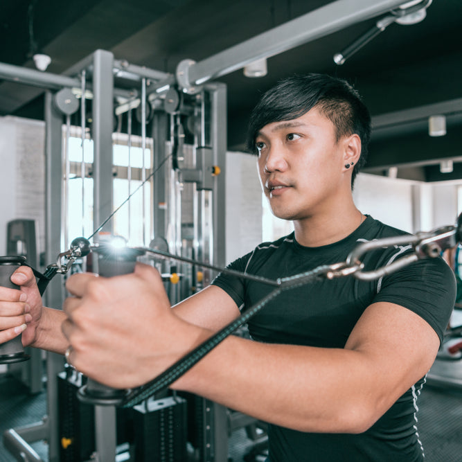 High Cable Chest Fly