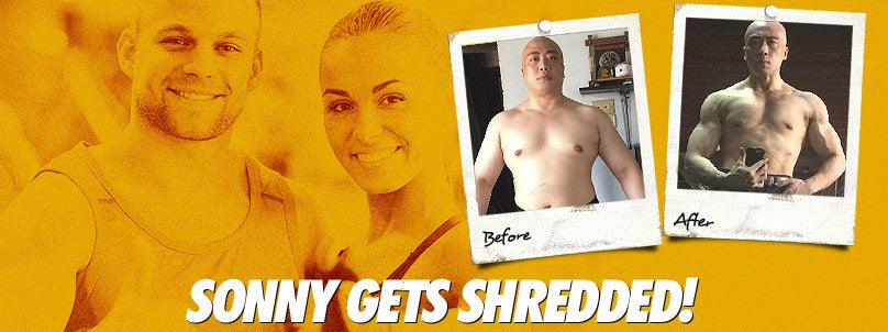 Sonny Guingab before and after dropping 84 pounds