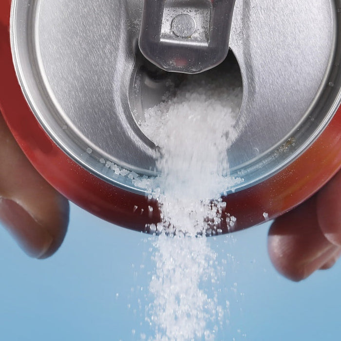 Sugar cubes representing the sugar industry's attack on dietary fat