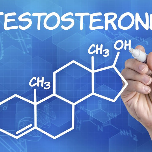 Illustration comparing free testosterone and total testosterone