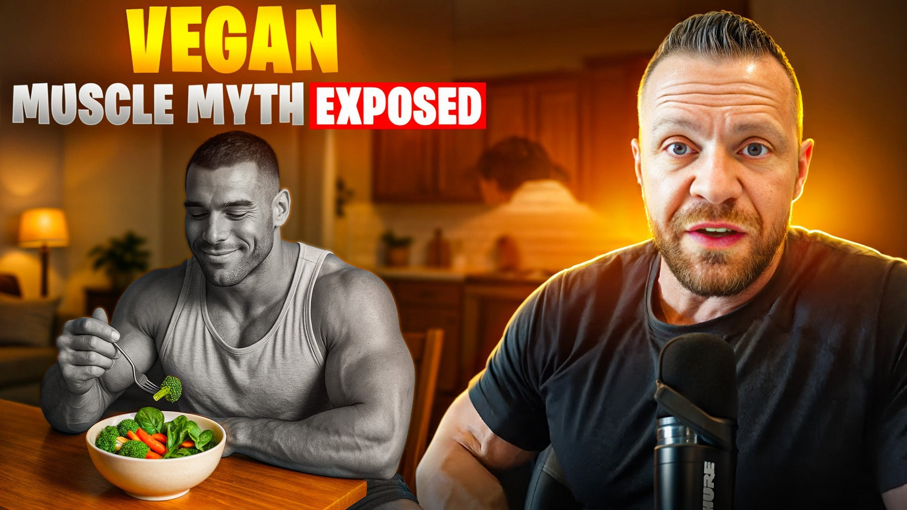 Vegan athlete challenging the myth that plant diets limit muscle growth