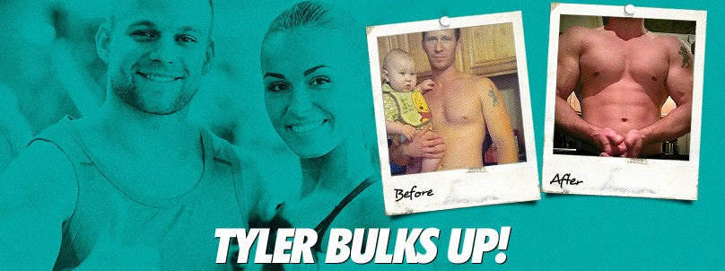 Tyler Rogers before and after bulking up to 185 pounds