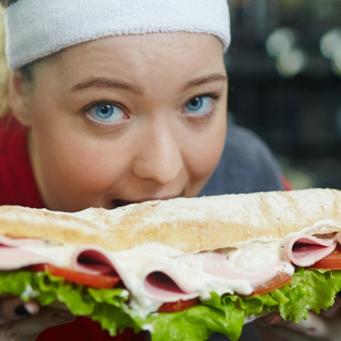 Post-workout meal illustrating tips to curb overeating