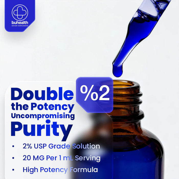 Methylene Blue USP Grade 2% 60ml (2 Fl. Oz)