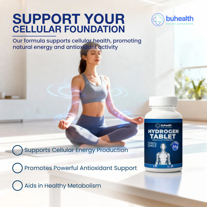Hydrogen Tablets | Molecular Hydrogen + Magnesium | 80mg