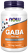 NOW Foods GABA 750 mg, 100 veg capsules, front of bottle