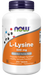 NOW Foods L-Lysine 500 mg, 250 tablets, front of bottle