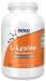 NOW Foods L-Lysine Powder, 1 lb, front of container