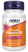 NOW Foods Vitamin D-3 1,000 IU Chewable, 180 lozenges, front of bottle