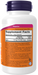 NOW Foods Biotin 10 mg (10,000 mcg) Extra Strength, 120 Veg Capsules, supplement facts label, right side