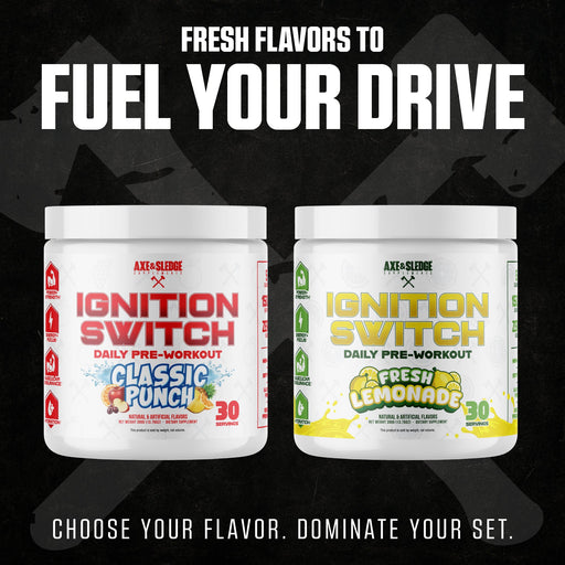 Axe & Sledge Ignition Switch Fresh Lemonade and Classic Punch