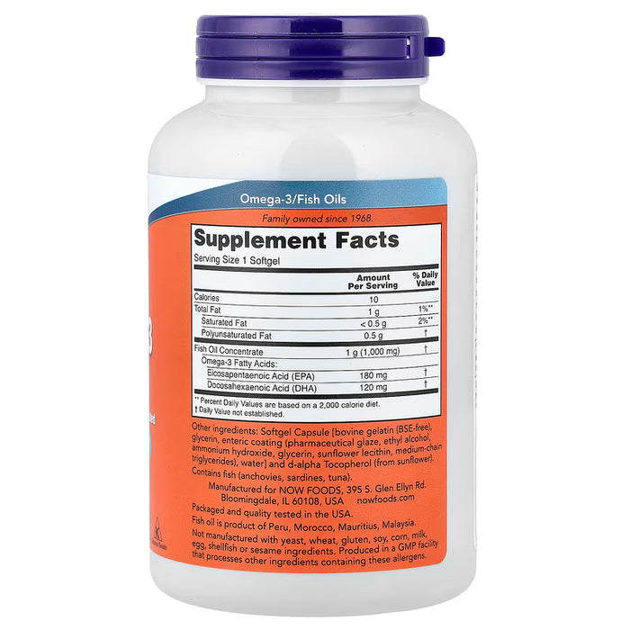 NOW Foods Omega-3 Fish Oil