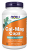 NOW Foods Cal-Mag Caps, 240 Capsules, front of bottle