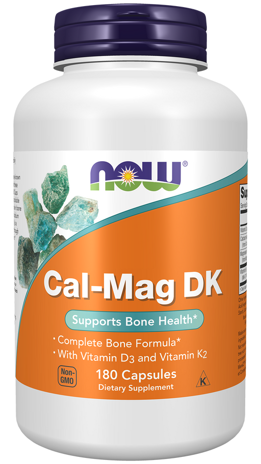 NOW Foods Cal-Mag DK, 180 Capsules, front of bottle