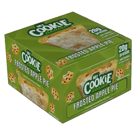 My Cookie Dealer Protein Toaster Pastry Apple Pie 12 pack box