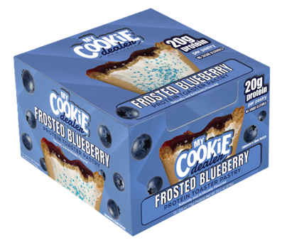 My Cookie Dealer Protein Toaster Pastry Blueberry 12 pack box