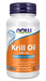NOW Foods Krill Oil, 60 Softgels, front of bottle