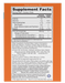 NOW Foods Omega-3 Fish Oil Gummy Chews, 36 count, back of pack with supplement facts
