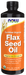 NOW Foods Flax Seed Oil Liquid, Organic, 24 fl oz, front of bottle