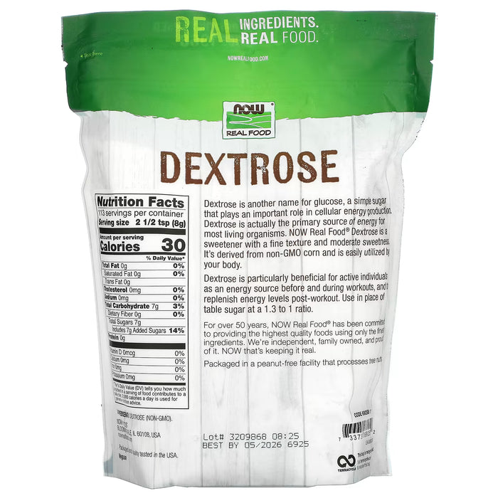 NOW Foods Real Food Dextrose Powder