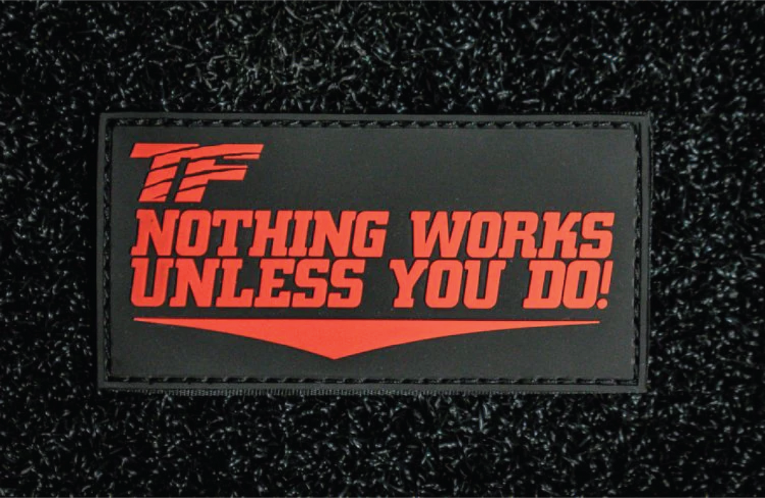 Tiger Fitness Tactical Barrel Duffel Bag (Comes with 3D TF NWUYD Black/Orange Logo Patch)