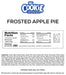 My Cookie Dealer Protein Toaster Pastry Apple Pie nutrition facts, ingredients, and directions