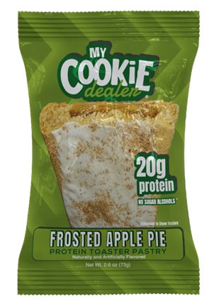 My Cookie Dealer Protein Toaster Pastry Apple Pie single pastry package