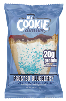 My Cookie Dealer Protein Toaster Pastry Blueberry single pastry package