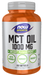 NOW Foods MCT Oil 1000 mg Softgels, 150 softgels, front of bottle