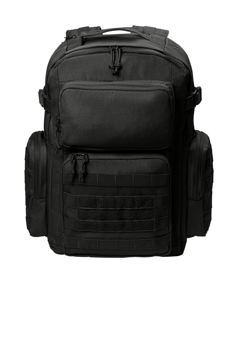 Tiger Fitness Tactical Assault Backpack with Molle System, Waterproof Rucksack (Comes with 3D TF NWUYD Black/Orange Logo Patch)