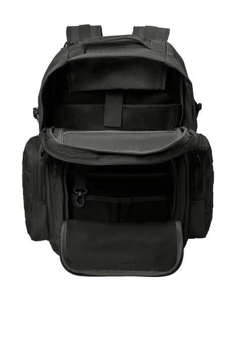 Tiger Fitness Tactical Assault Backpack with Molle System, Waterproof Rucksack (Comes with 3D TF NWUYD Black/Orange Logo Patch)