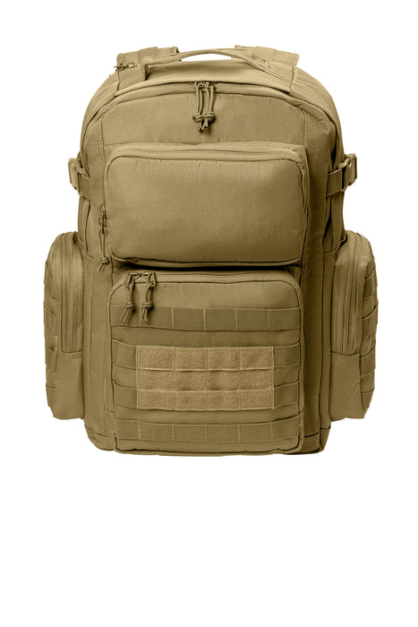 Tiger Fitness Tactical Assault Backpack with Molle System, Waterproof Rucksack (Comes with 3D TF NWUYD Black/Orange Logo Patch)