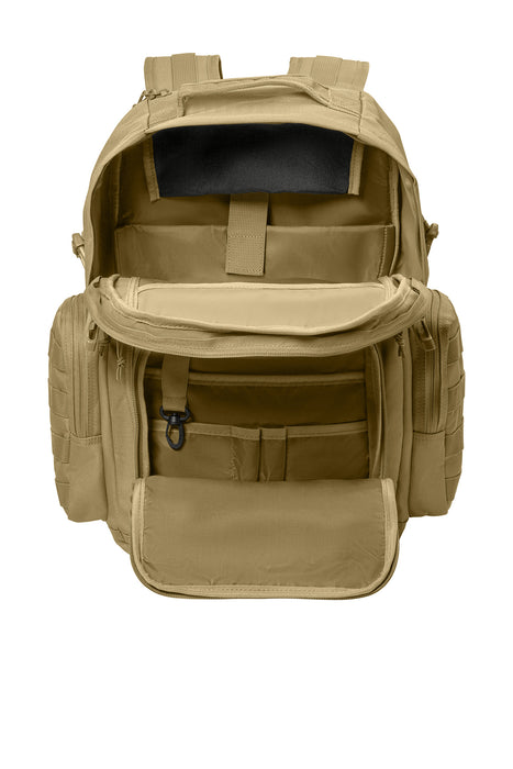 Tiger Fitness Tactical Assault Backpack with Molle System, Waterproof Rucksack (Comes with 3D TF NWUYD Black/Orange Logo Patch)
