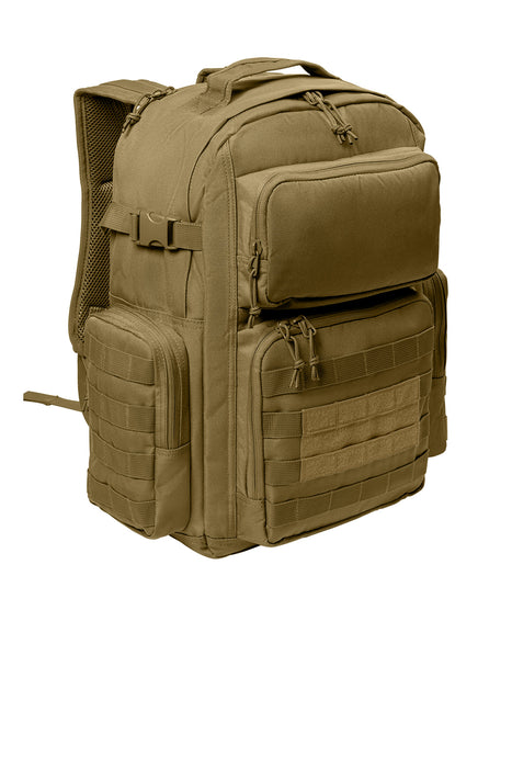 Tiger Fitness Tactical Assault Backpack with Molle System, Waterproof Rucksack (Comes with 3D TF NWUYD Black/Orange Logo Patch)
