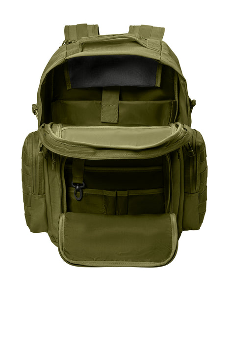 Tiger Fitness Tactical Assault Backpack with Molle System, Waterproof Rucksack (Comes with 3D TF NWUYD Black/Orange Logo Patch)