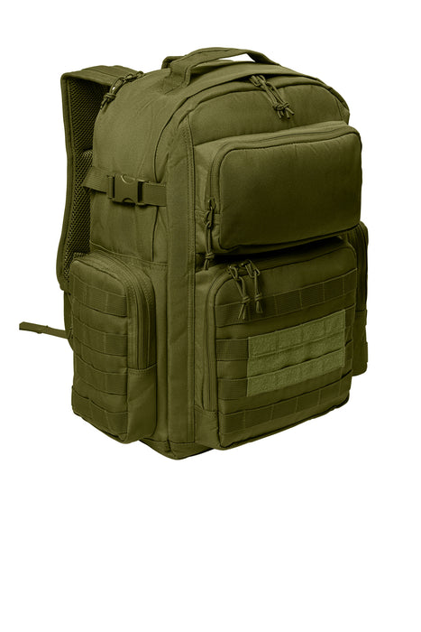 Tiger Fitness Tactical Assault Backpack with Molle System, Waterproof Rucksack (Comes with 3D TF NWUYD Black/Orange Logo Patch)