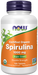 NOW Foods Spirulina Double Strength Organic 1000mg, 120 tablets, front of bottle
