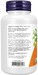 NOW Foods Spirulina Double Strength Organic 1000mg, 120 tablets, left side of bottle