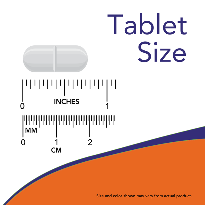 NOW Foods Super Enzymes tablet size reference
