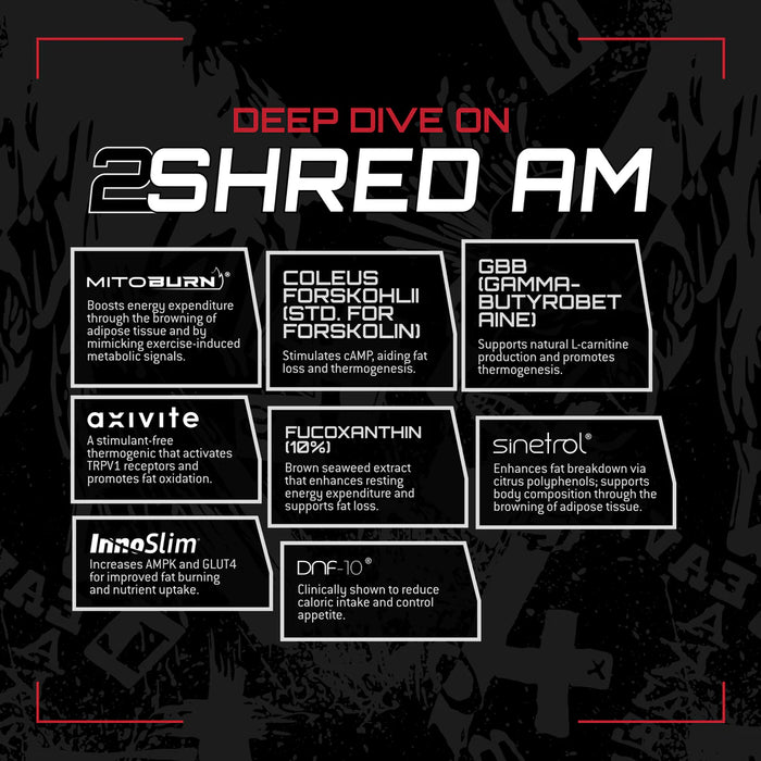 Unmatched 2Shred Weight Management Kit | AM & PM Fat Loss Support