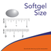 NOW Foods Lycopene 20 mg softgel size comparison