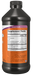 NOW Foods Hyaluronic Acid Liquid, 16 fl oz, supplement facts label, side of bottle