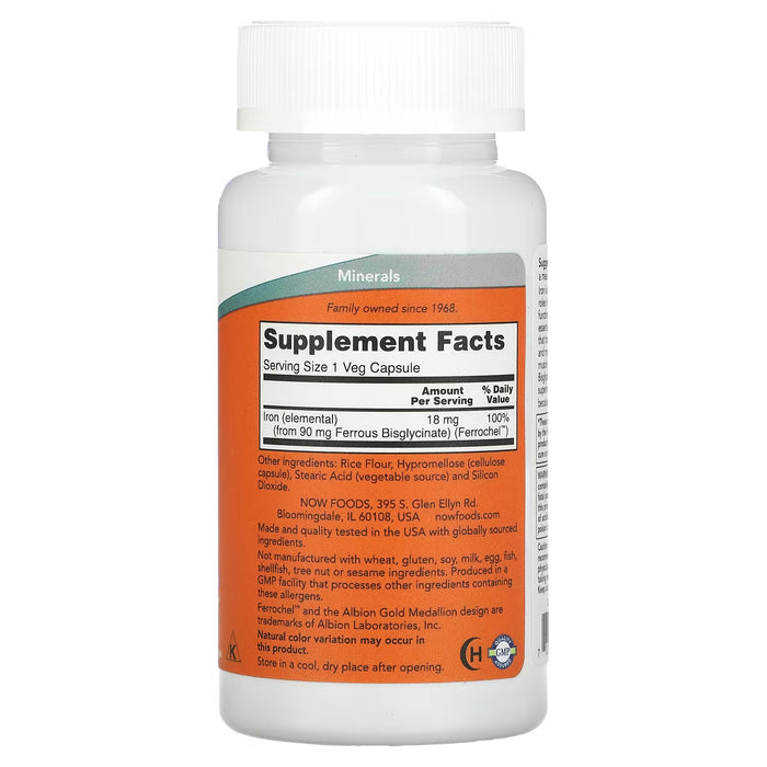 NOW Foods Iron | Essential Mineral Support