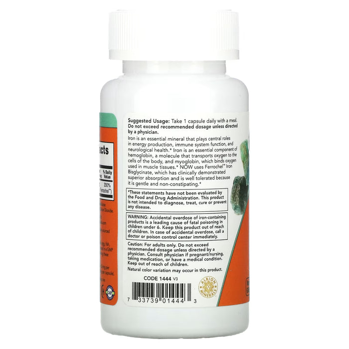 NOW Foods Iron | Essential Mineral Support