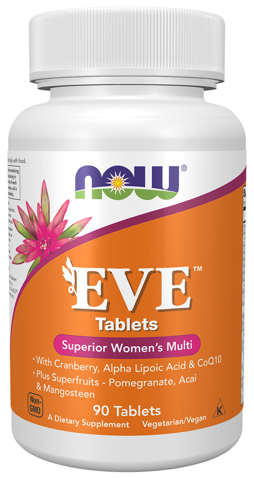 NOW Foods Eve Women's Multiple Vitamin, 90 tablets, front of bottle