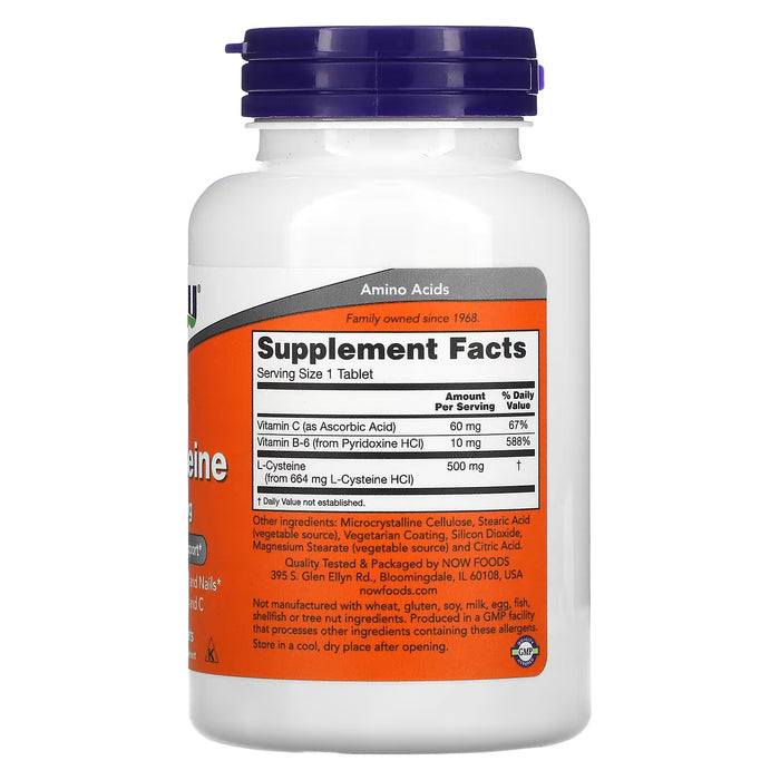 NOW Foods L-Cysteine 500mg