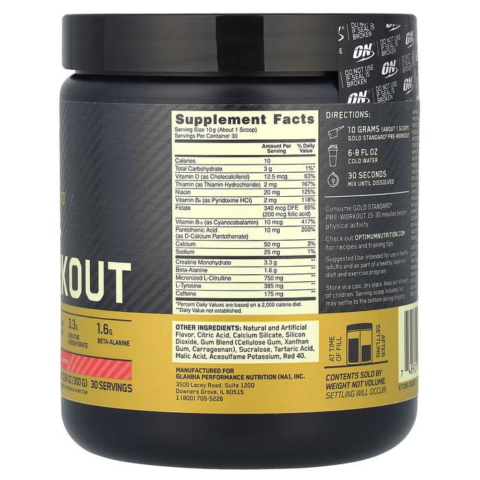 ON Gold Standard Pre-Workout