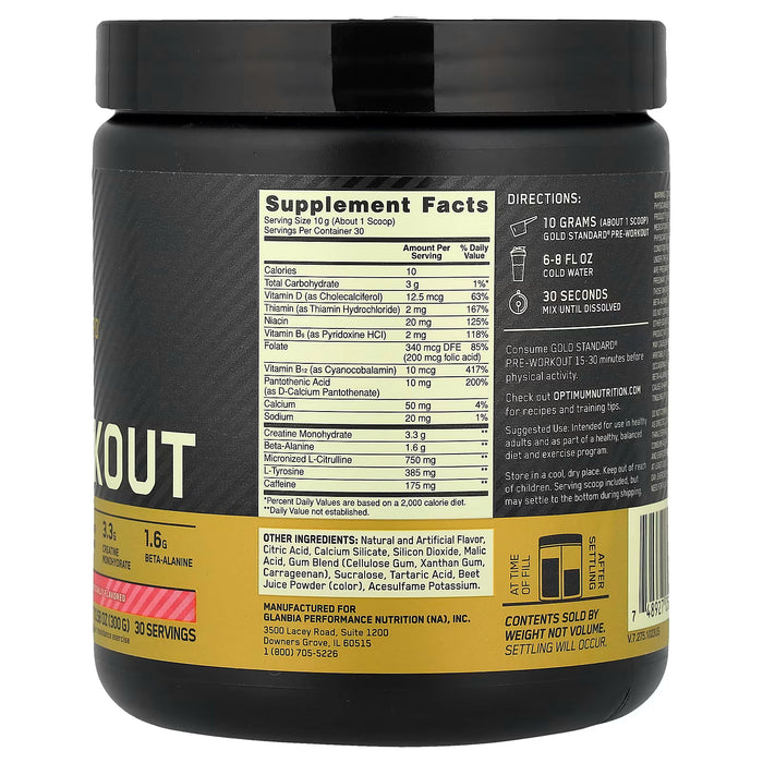 ON Gold Standard Pre-Workout