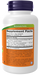 NOW Foods DGL with Aloe Vera, 100 veg capsules, right side of bottle label