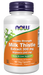 NOW Foods Milk Thistle Extract Double Strength 300 mg Veg Capsules, 100 count, front of bottle